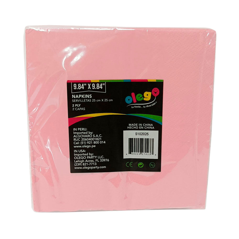 Servilleta Olego Cocktail Rosado