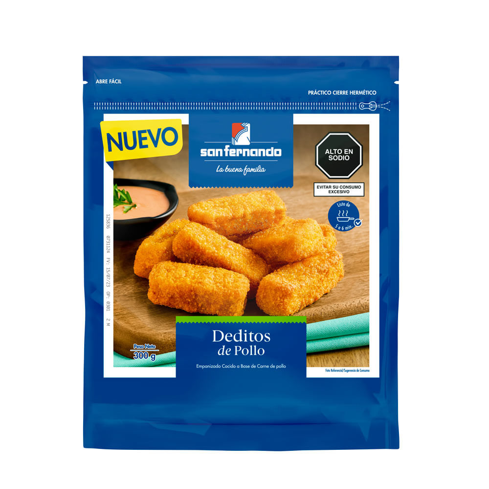 Empanizado Deditos de Pollo San Fernando 300g