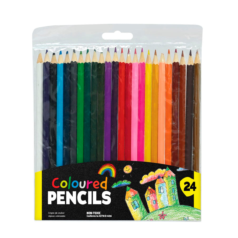 Lápices de Colores Bright Colours 24 Pack