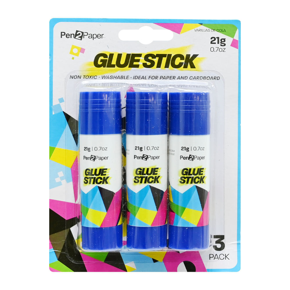 Pegamento en Barra 21G 3 Pack