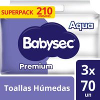 Toallitas Húmedas Babysec Premium 3un