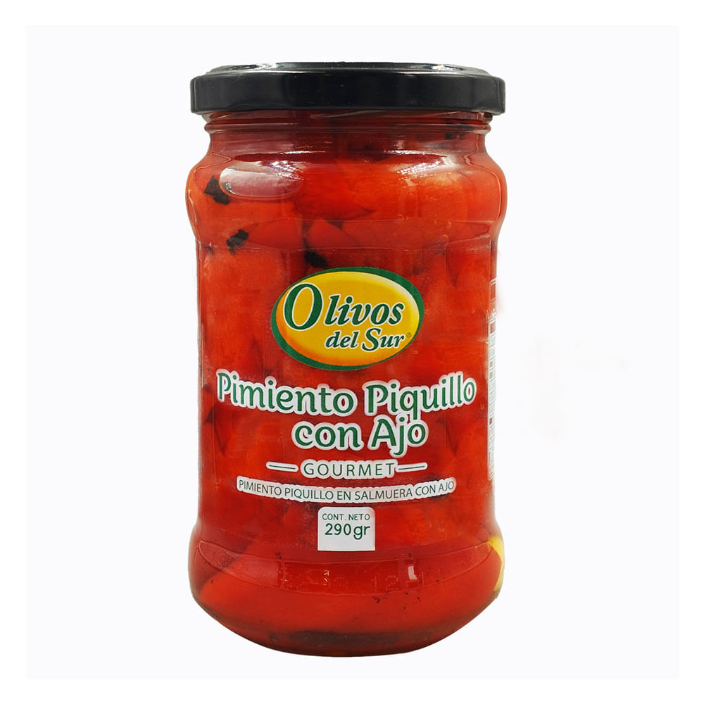 Pimiento Piquillo con Ajo Olivos del Sur 290g