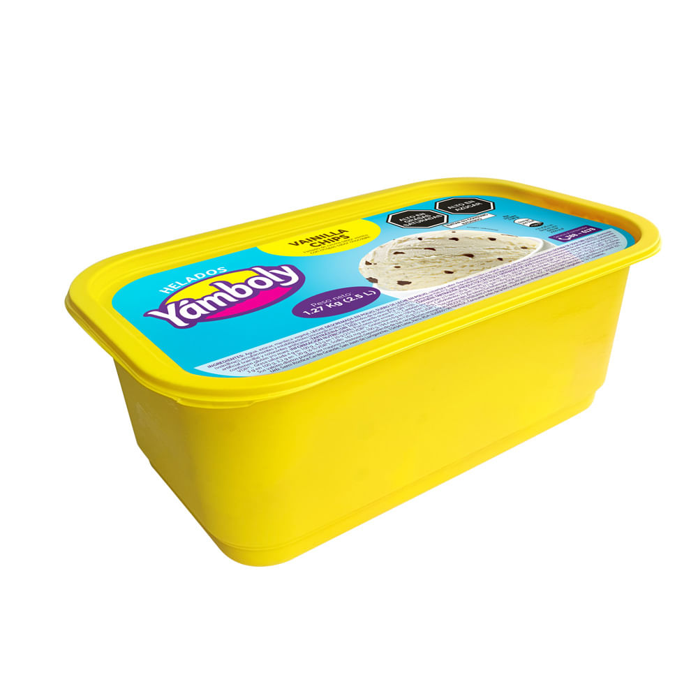 Helado Yamboly Vainilla Chips 2.5L