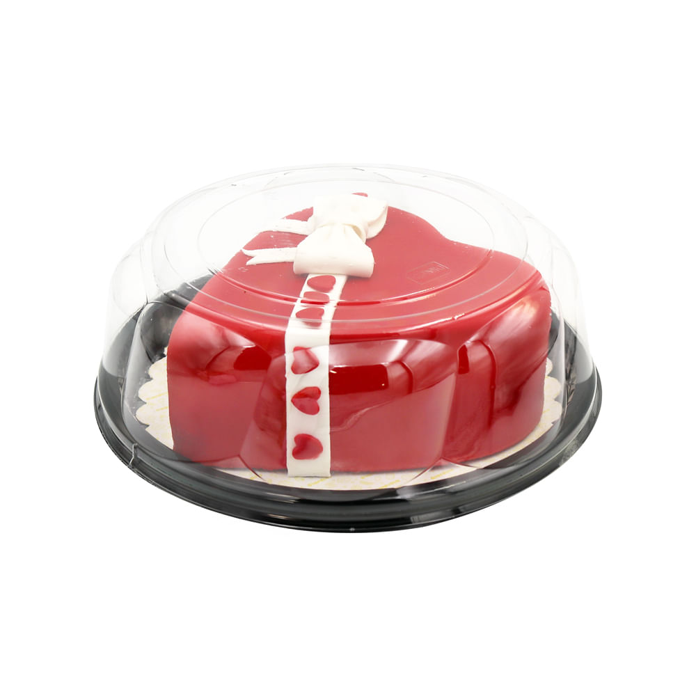 Torta Decorada San Valentín Lazo Corazón 10 Porciones