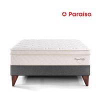 Cama Europea Royal Cloud 2 Plazas Gris