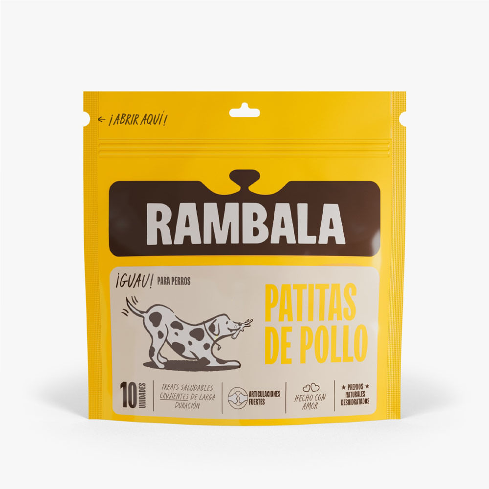 Patas de Pollo Rambala Deshidratada 10un
