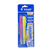 Resaltador Pilot Rosado y amarillo