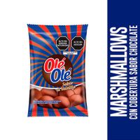 Marshmallow con Cobertura Sabor Chocolate Olé Olé 6un