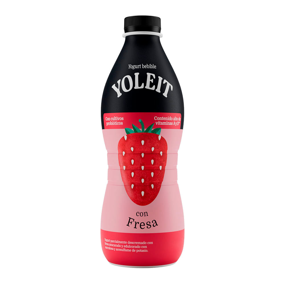 Yogurt Bebible Yoleit con Fresa Botella 950g