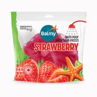 Esponja de Baño Balmy Pouf con Jabón de Fresa