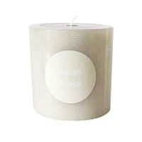Vela Krea Pilar 7cm Gris