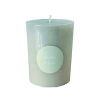 Vela Krea Pilar 9cm Gris