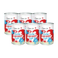 Sixpack Leche Evaporada Light Cuisine & Co Lata 410g