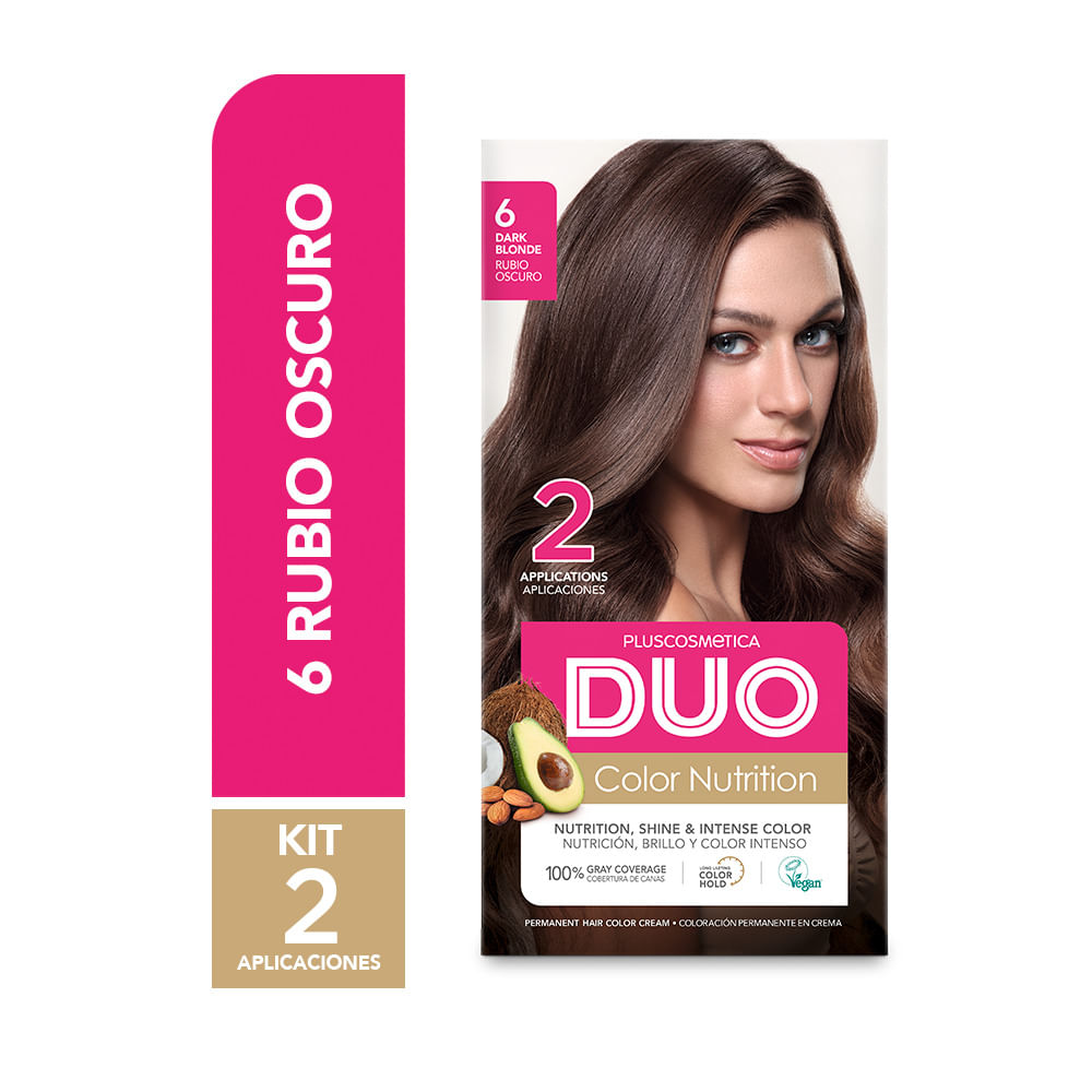Tinte para Cabello Duo Color Nutrition 6 Rubio Oscuro