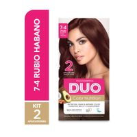 Tinte para Cabello Duo Color Nutrition 7-4 Rubio Habano