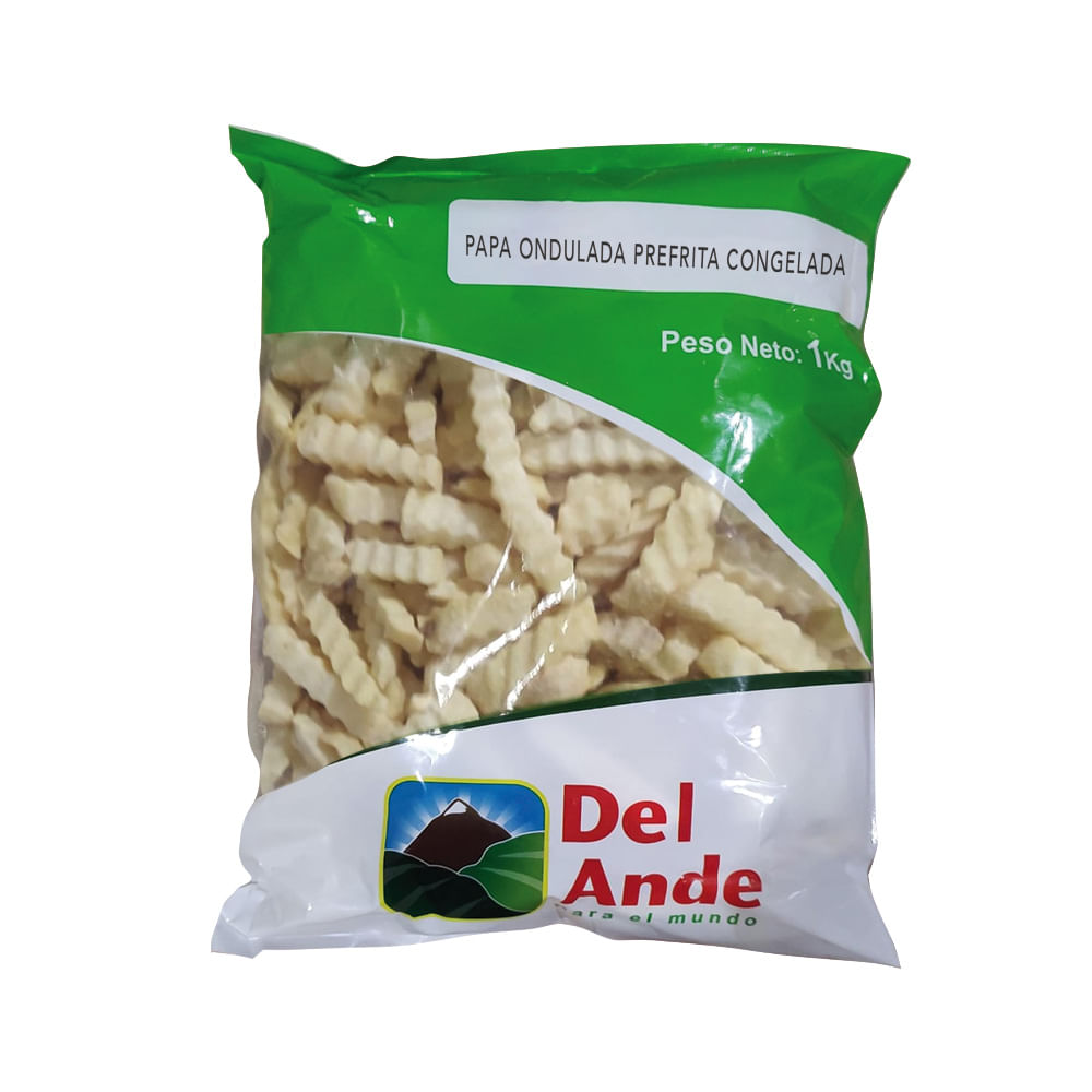 Papa Ondulada Prefrita Del Ande 1kg