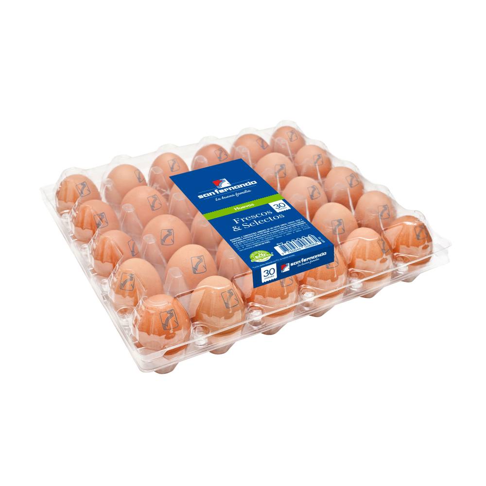 Huevos Pardo San Fernando 30un