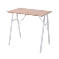 Escritorio Sienna M+Design 80x50x74cm Natural Blanco