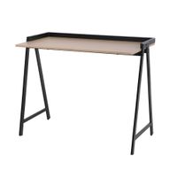 Escritorio M+Design Ione 100x50x75cm Natural Negro