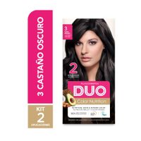 Tinte para Cabello Duo Color Nutrition 3 Castaño Oscuro