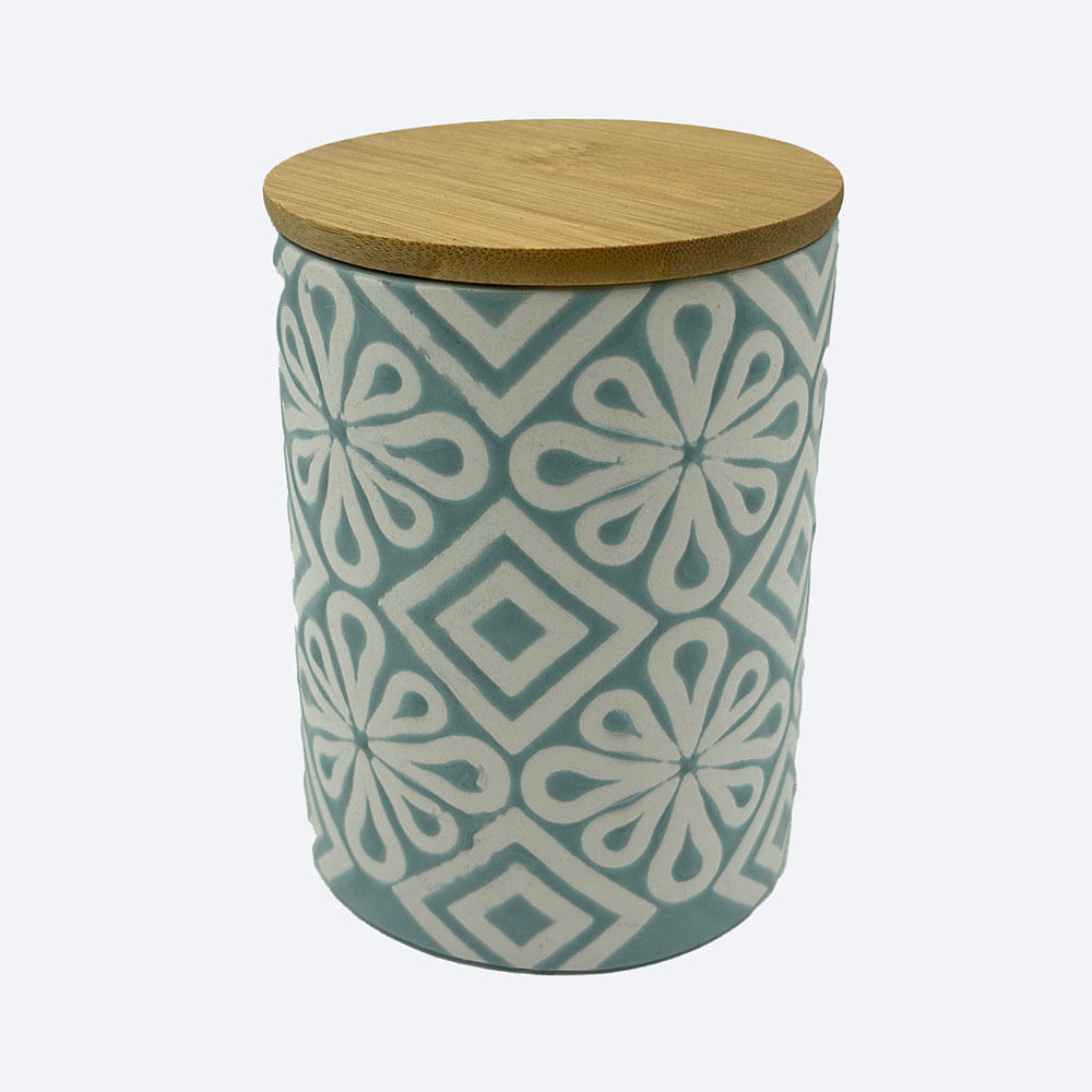 Canister Krea Cerámica Emboss