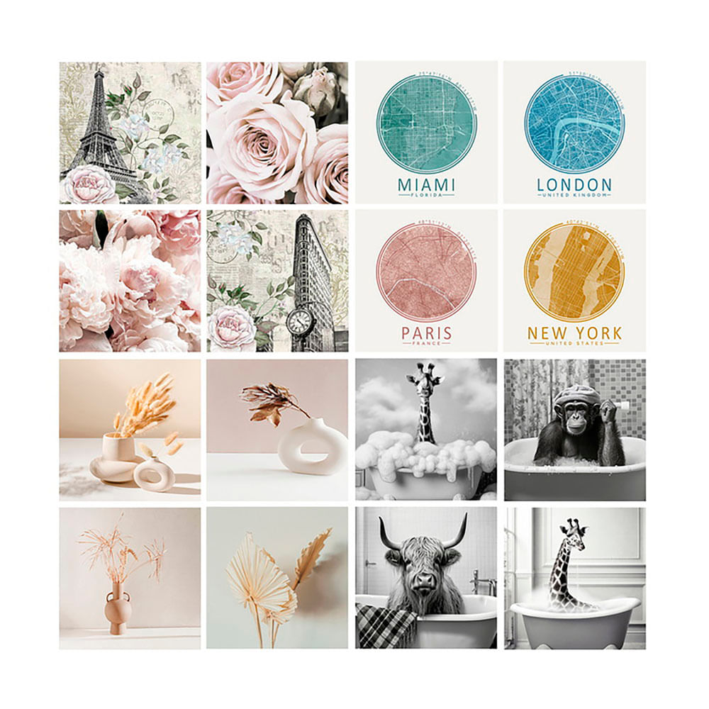 Canvas Krea Mundos 20x20cm