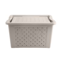 Caja Krea Plástico Calada con Cierre 7L Arena