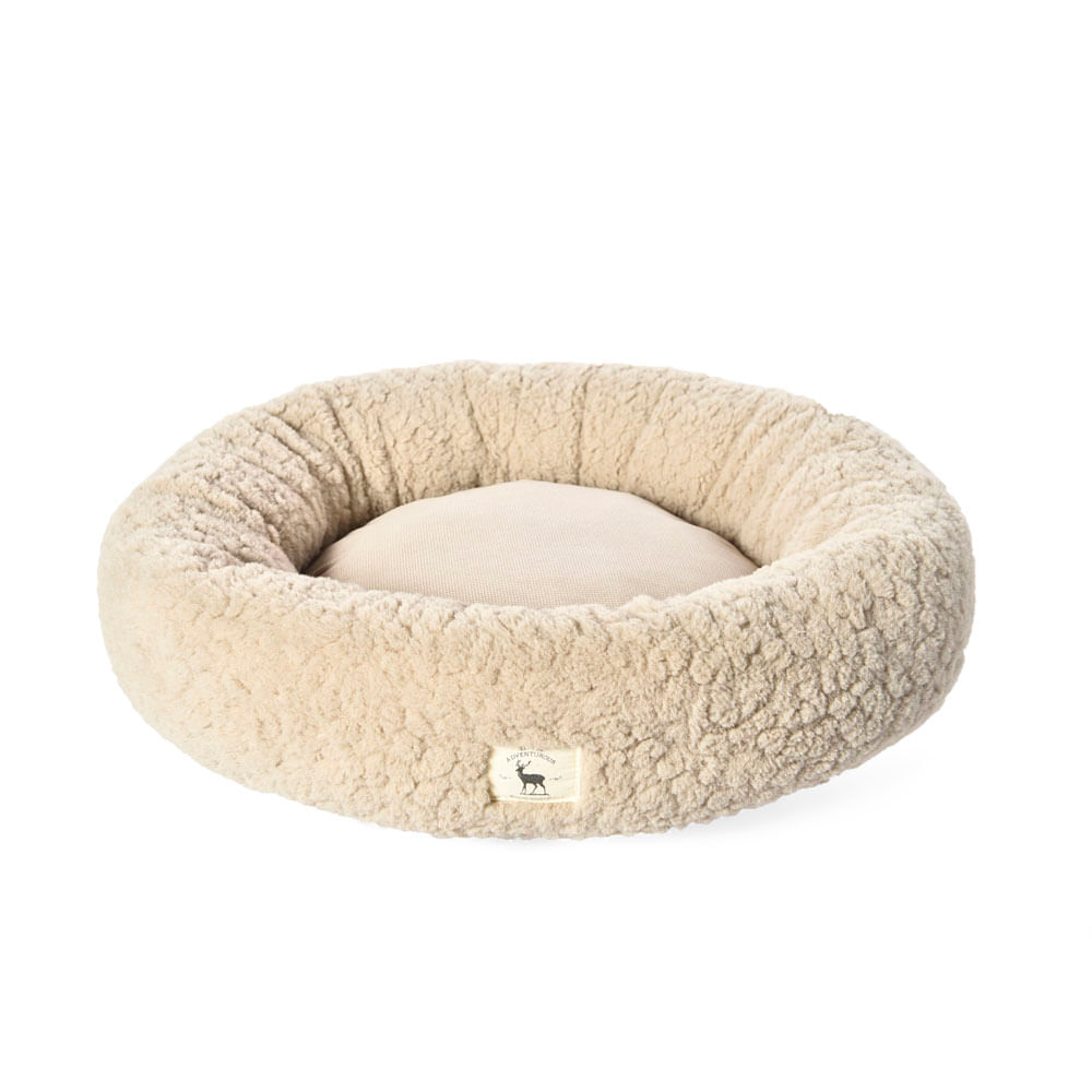 Cama Pet's Fun Redonda Chiporro Beige