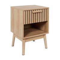 Velador M+Design 1Cajon Atenea 40x35x55cm Natural