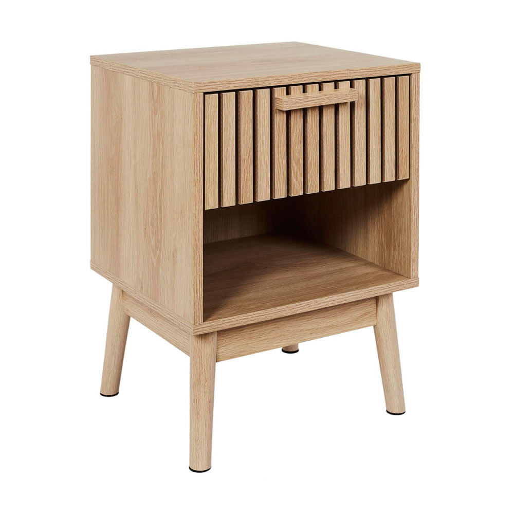 Velador M+Design 1Cajon Atenea 40x35x55cm Natural