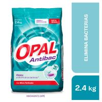 Detergente en Polvo Opal Antibacterial 2.4kg