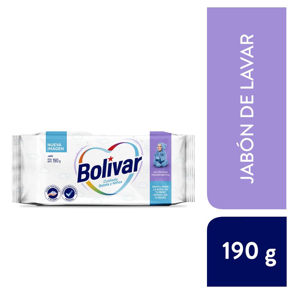 Jabón para Ropa Bolívar Baby & Kids 190g