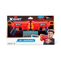 Pack x2 Lanzadores X-Shot Dardos Micro