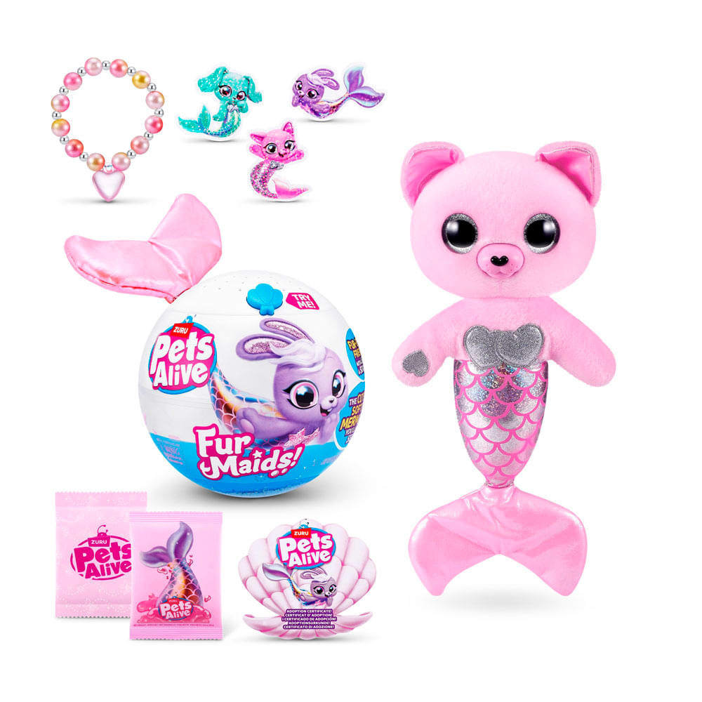 Peluche Sirena Luz Sonido Pets Alive