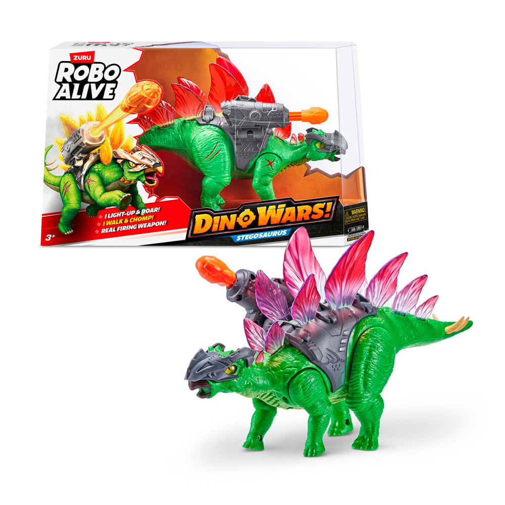 Estegosaurio Luces y Sonido Robo Alive