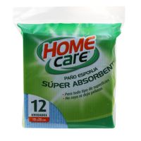 Paño Esponja Súper Absorbente Home Care 12un