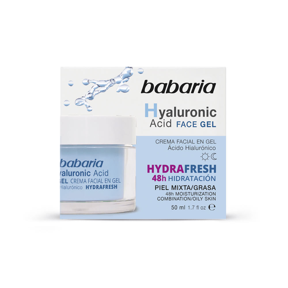 Crema Facial en Gel Babaria Ácido Hialurónico 50ml