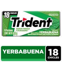 Chicles Sin Azúcar Trident Evup Yerbabuena 18un
