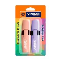 Resaltador Vinifan Easy Brilliant 46 Pastel x2 Naranjo|Morado