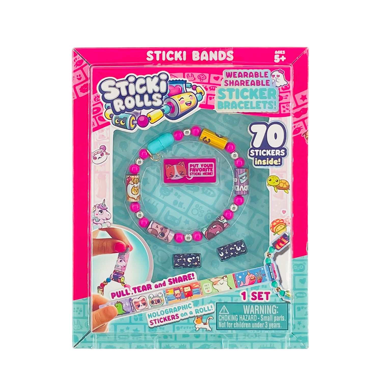 Set Creación Brazaletes Sticki Rolls Surtido