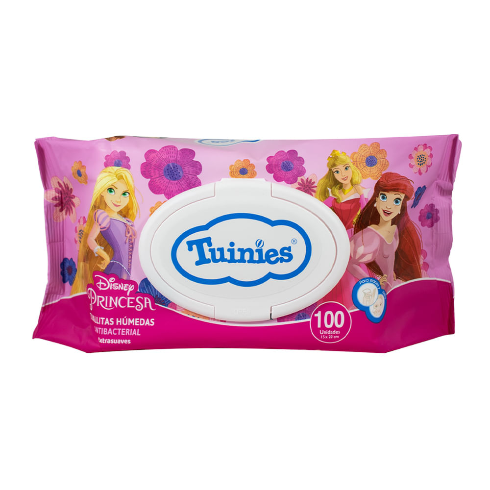 Toallitas Húmedas Tuinies Disney Princesas 100un