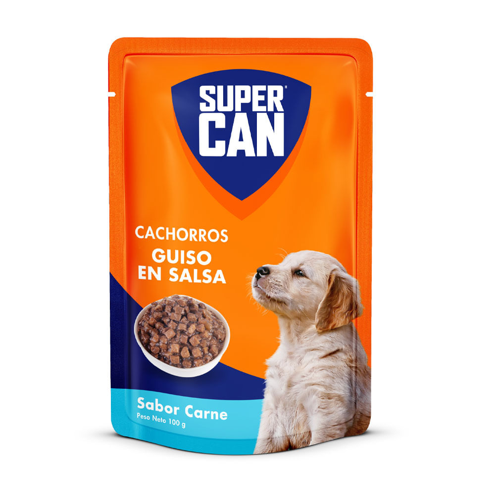 Supercan Guisos Sabor Carne Cachorro Pouch 100gr