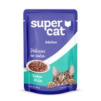 Super Cat Adultos Delicias en Salsa Sabor Atún 85g