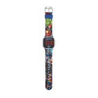 Reloj Avengers Led Azul Personajes AVG4706