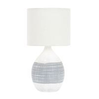 Lampara M+Design Sobremesa Fiore Blanco Gris