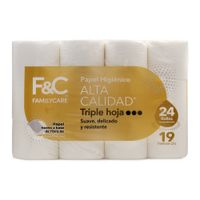 Papel Higiénico Triple Hoja Family Care 24un