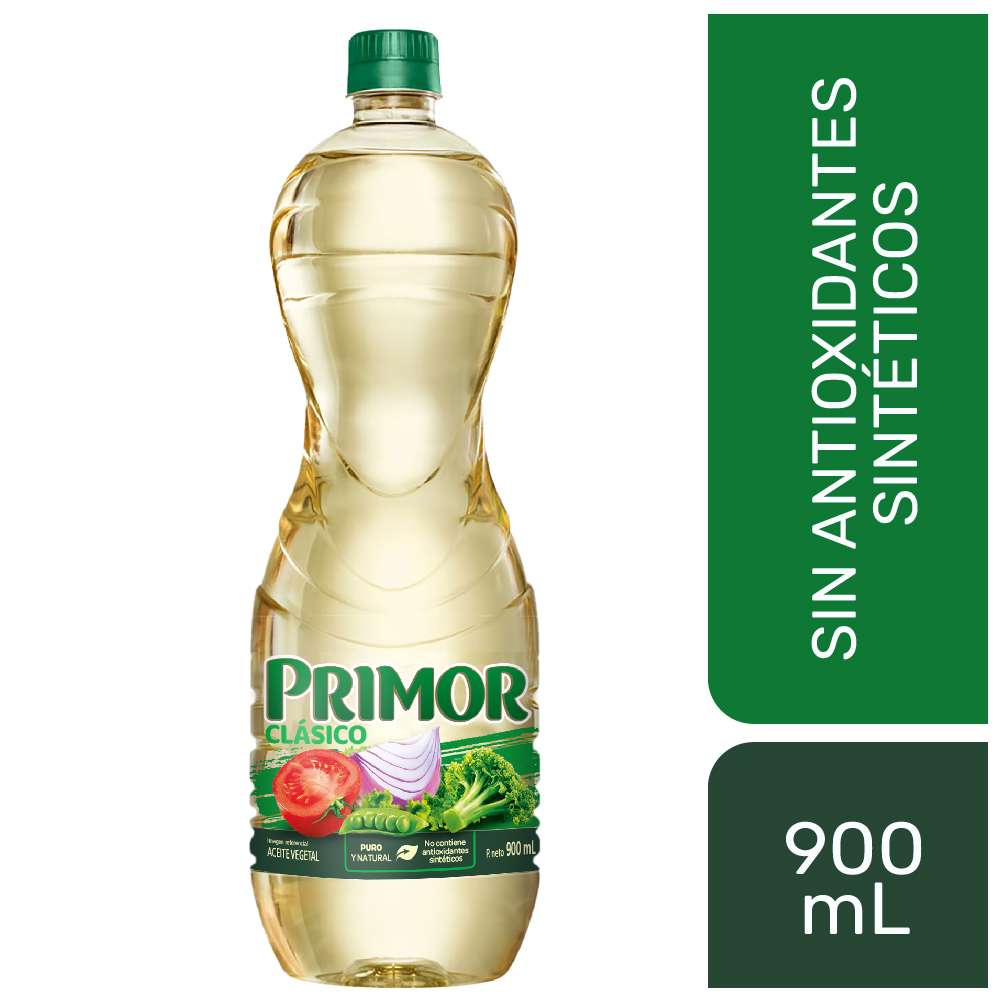 Aceite Vegetal Primor Clásico Botella 900ml