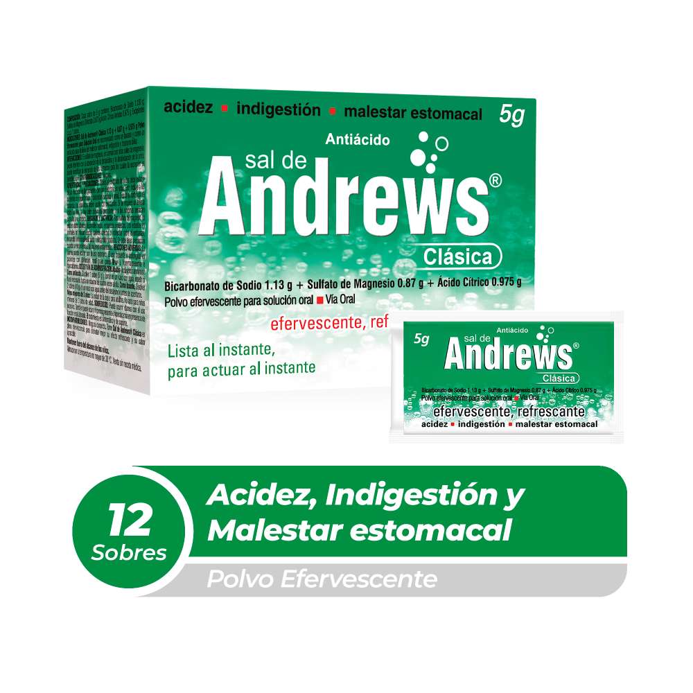 Sal de Andrews Caja 12 unid