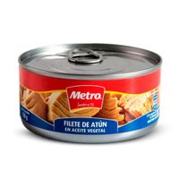 Filete de Atún en Aceite Vegetal Metro 140g