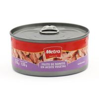 Filete de Bonito en Aceite Vegetal Metro 170g